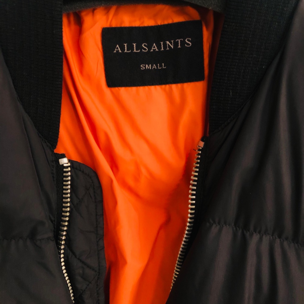 Allsaints puffer bomber Jacket